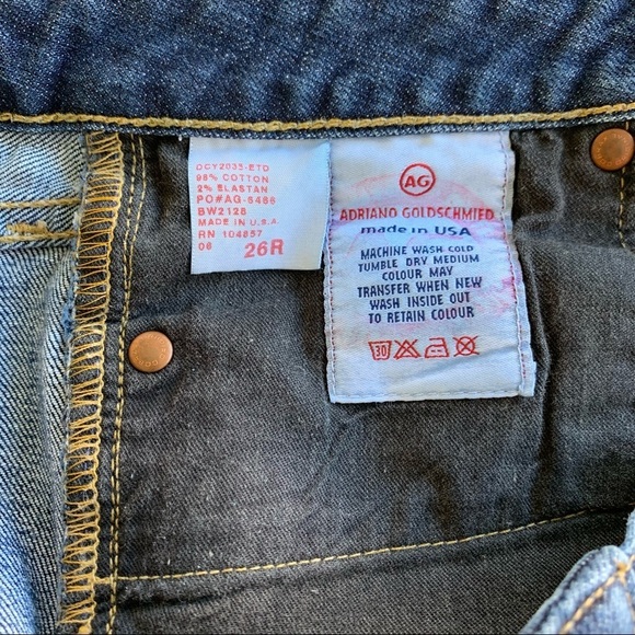 AG Adriano Goldschmied the Elicit Denim Mini Skirt Size 26 R - Picture 7 of 8